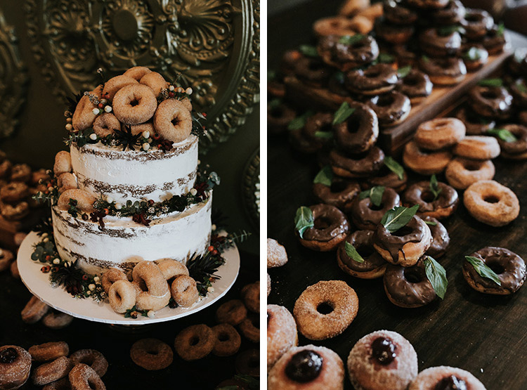 donut wedding cake